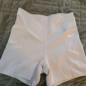 Nike light purple dri fit shorts